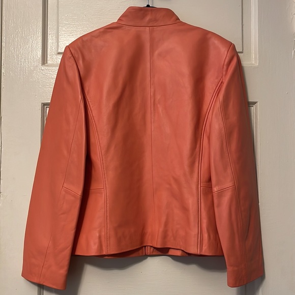 Pink Leather Jacket - Picture 4 of 5